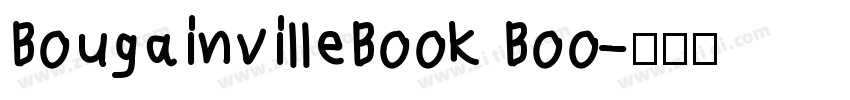 BougainvilleBook Boo字体转换